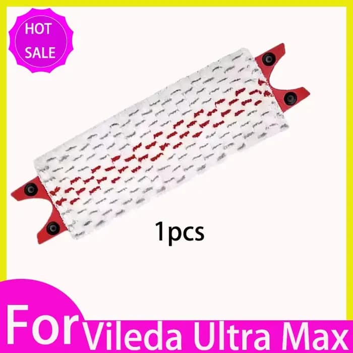 Tampons de rechange en microfibre pour balai plat Vileda Ultra Max, séchage rapide, lavables en mach