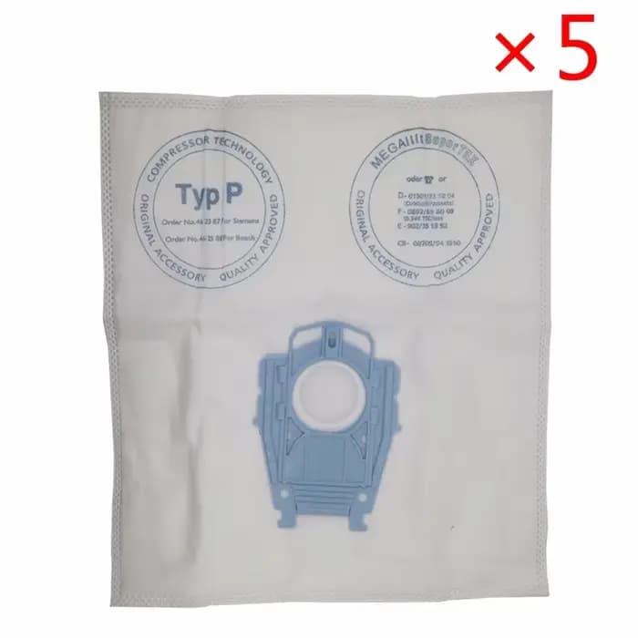 Sac à poussière pour aspirateur Bosch authentique, 5 pièces, sacs à poussière Hoover de Type P 46826