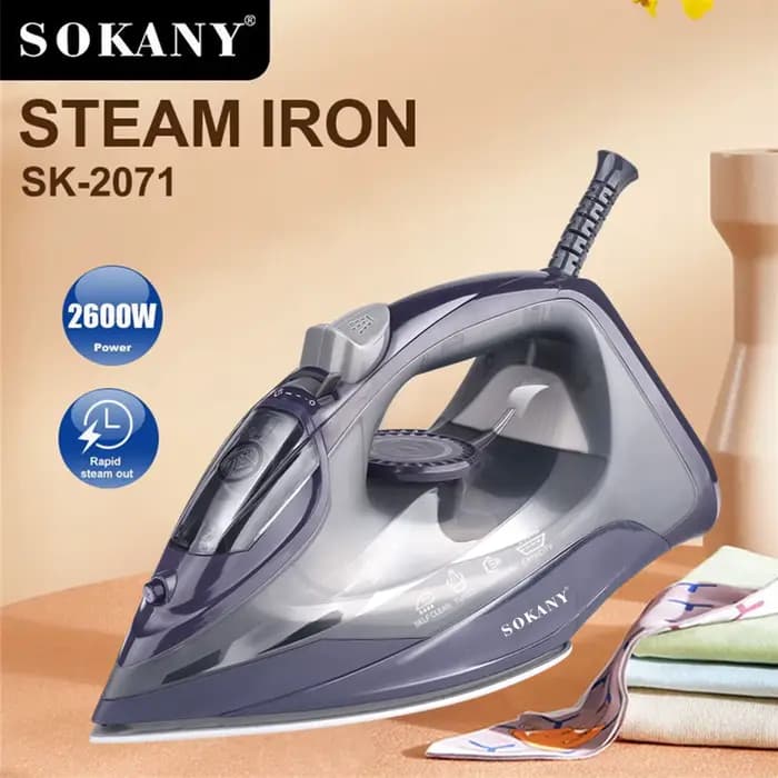 SOKANY2071 fer électrique ménage multifonctionnel vapeur vaporisateur fer à repasser