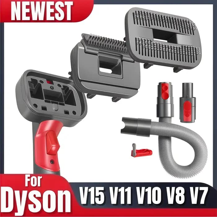 Kit de toilettage pour animaux de compagnie 2-en-1 – Compatible avec Dyson V7 V8 V10 V11 V15, access