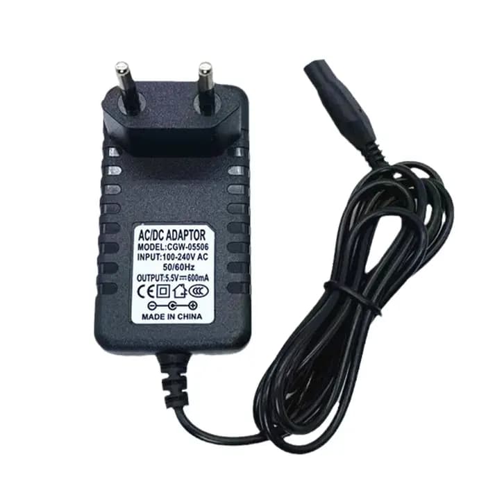 Adaptateur de chargeur de câble d'alimentation 5.5V pour aspirateur de fenêtre Karcher WV WV2 WV5 WV