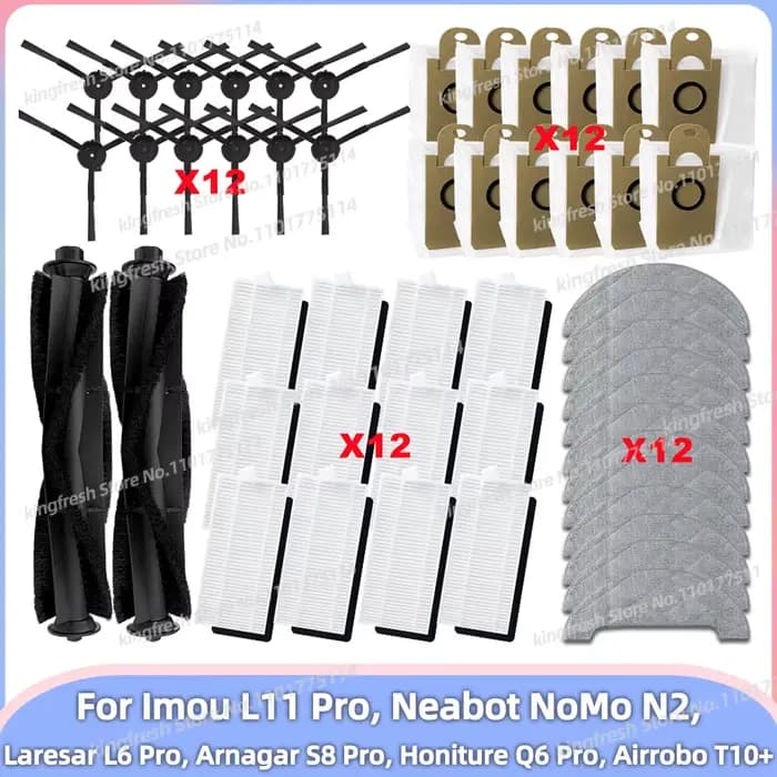 avec Imou L11 Pro / L11 Pro Max, Honiture Q6 Pro, Laresar L6 Pro, Arnagar S8 Pro Pièces de rechange 
