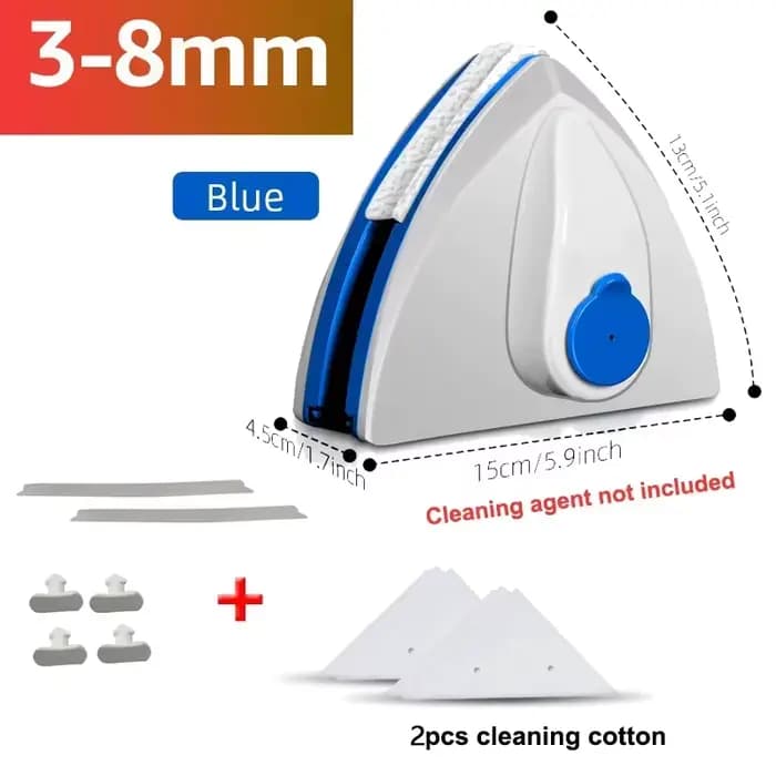Nettoyeur de vitres magnétique Double face, essuie-glace de Drainage automatique, lave-vitre, outil 