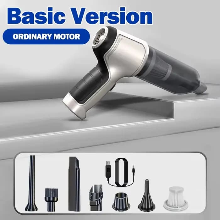 Aspirateur de voiture sans fil portatif avec une puissance d'aspiration de 95000PA, machine de netto