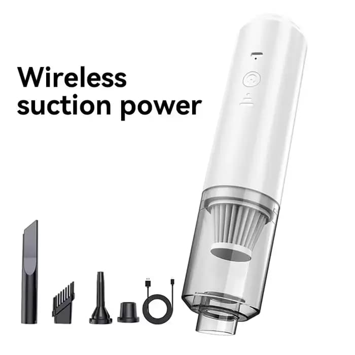 Aspirateur de voiture sans fil portatif, aspiration puissante, collecteur de poussière portable pour