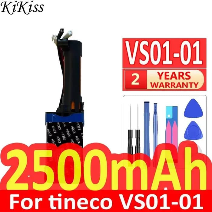 Batterie d'aspirateur, bonne performance à basse température, 2500Mah pour Tineco VS01-01