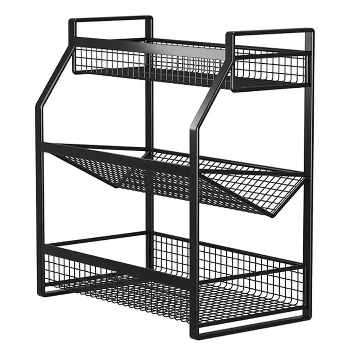 Étagère à condiments de cuisine, tiroir à plusieurs niveaux, armoire de rangement, panier, organisateur, tiroir, comptoir idéal, garde-manger sous l'évier, bureau