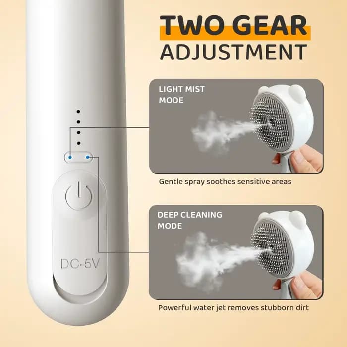 Brosse à vapeur pour chat Pro