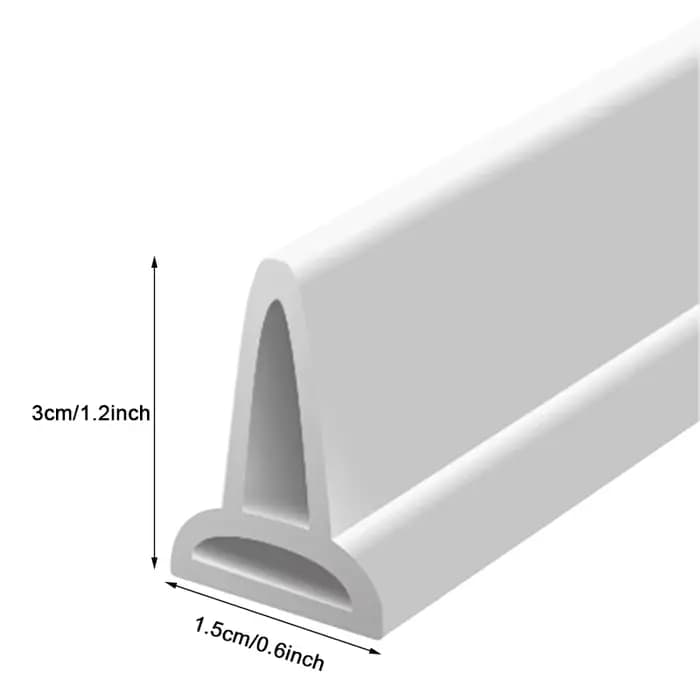 Bouchon de barrière de séparation sec et humide pour toilettes