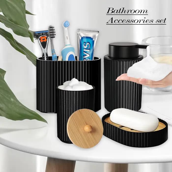 1 ensemble d'accessoires de salle de bain