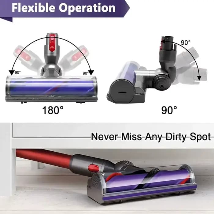 Tête d'aspiration Direct Drive pour Dyson V7 V8 V10 V11 V15