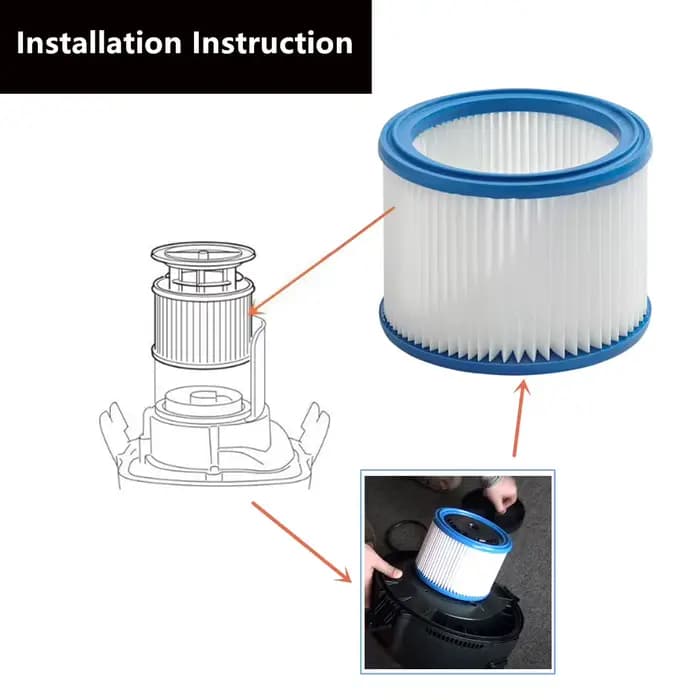 Filtre HEPA pour aspirateur à cartouche