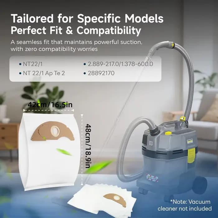 Sacs à poussière pour aspirateur eau et poussière Karcher NT 221