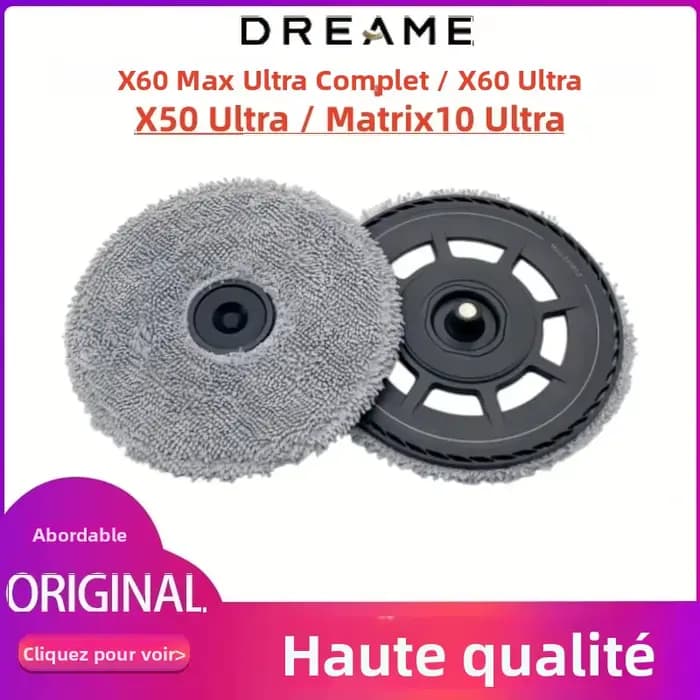 Support de serpillière d'origine Dreame X50 pour aspirateur robot X60 Max Ultra