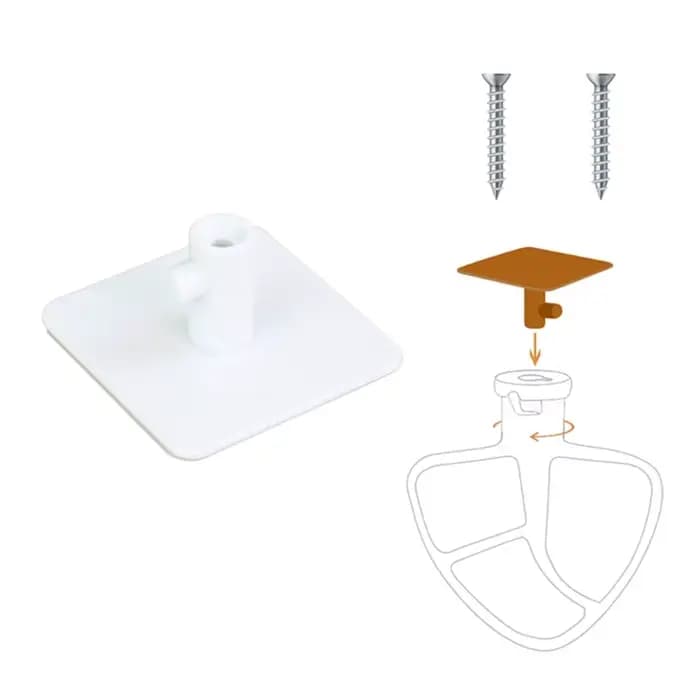Support rangement pour accessoires centre commercial