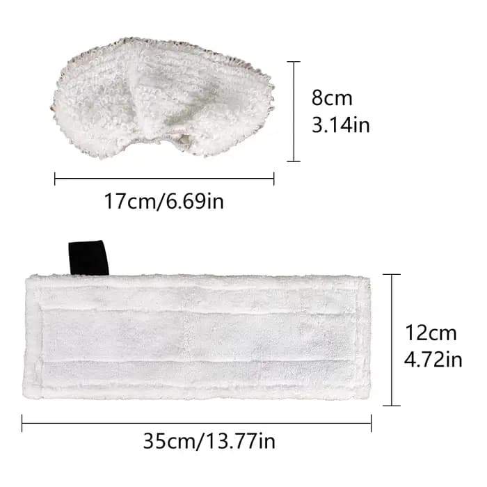 Tampon de vadrouille de sol en tissu pour nettoyage à vapeur