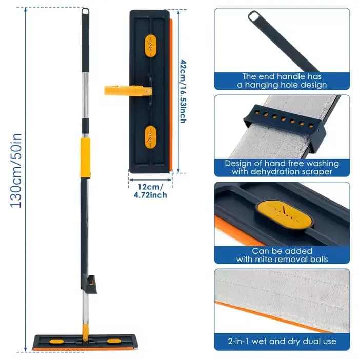 360 ° Vadrouille plate rotative