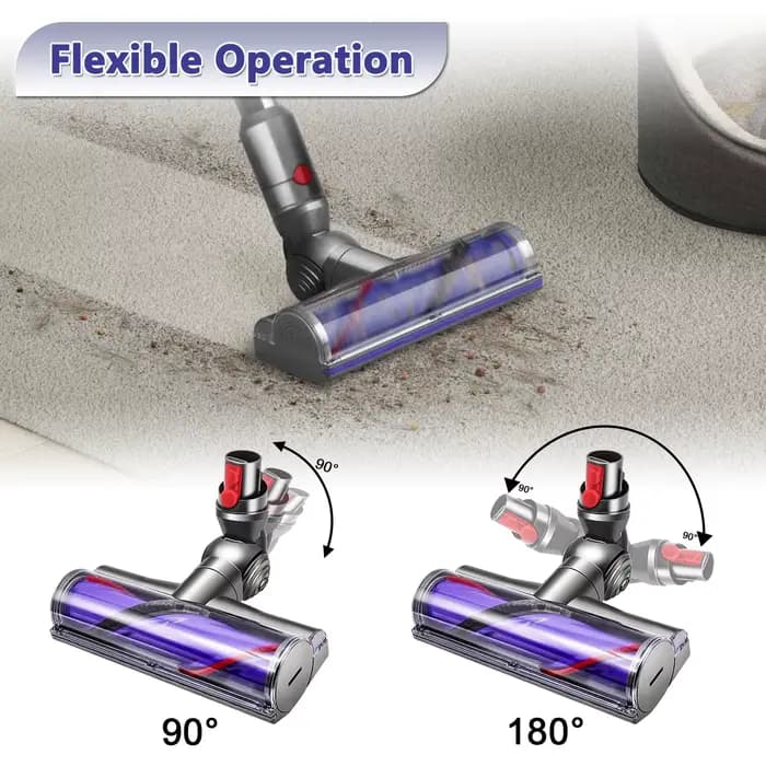 Tête de Nettoyage à Entraînement Direct pour Dyson V10 Digital Slim V12