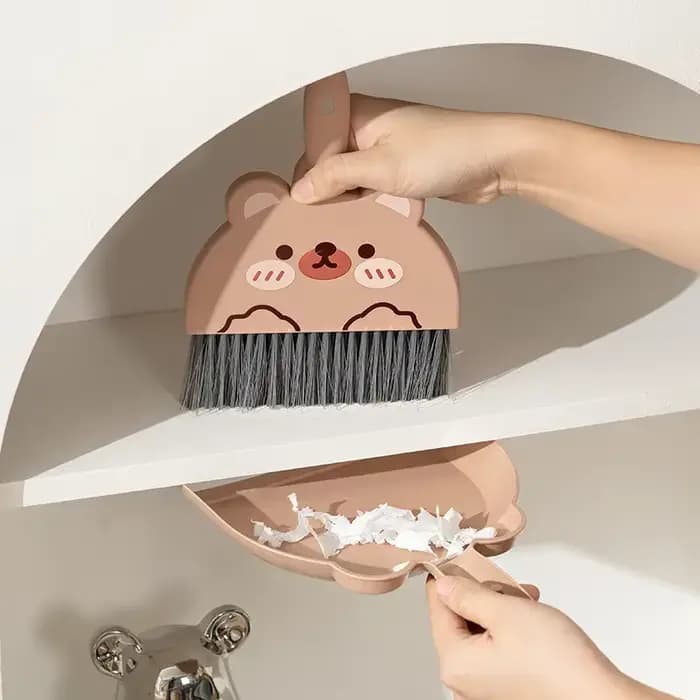 Petit balai ensemble de pelle à poussière pour le nettoyage de table domestique