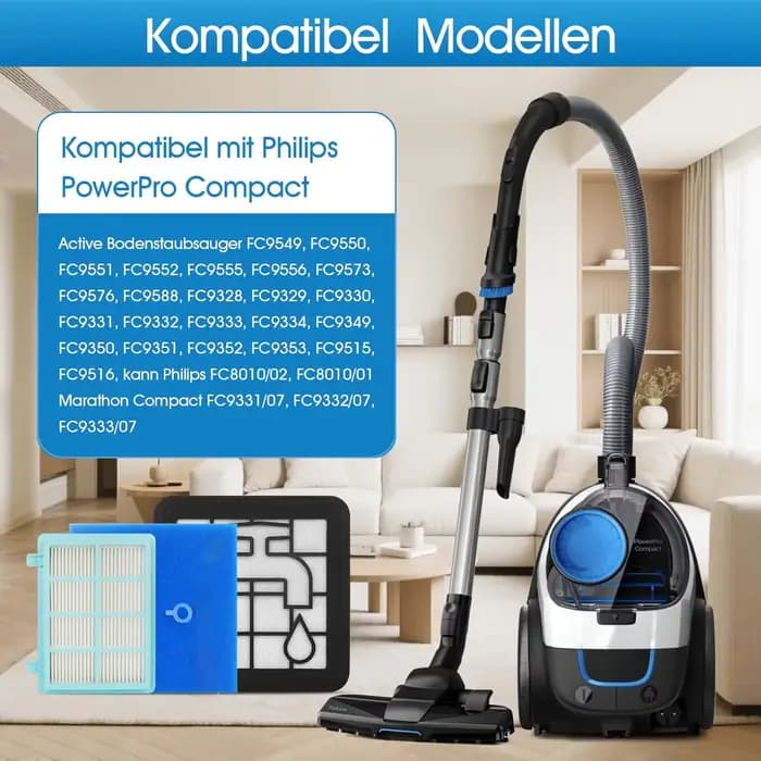 Filtres pour Philips PowerPro Compact Cyclone 5