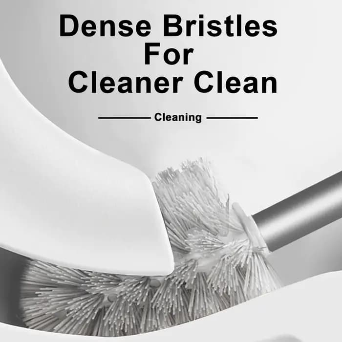 Brosse de toilette murale avec support