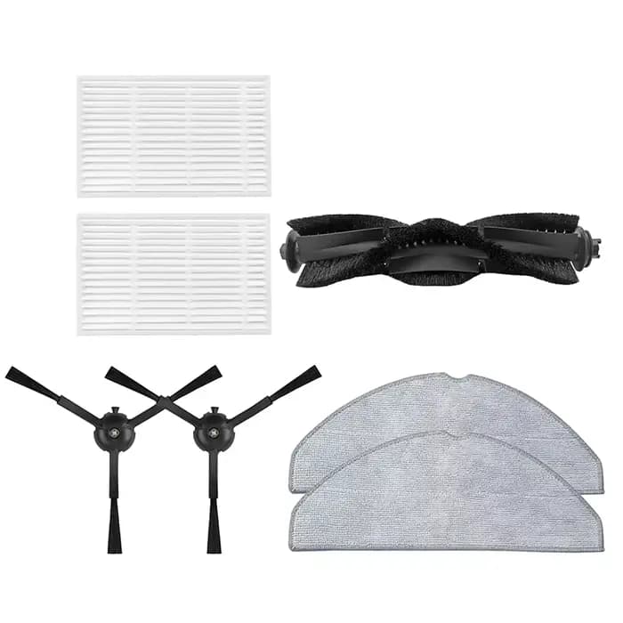 Brosse principale/brosse latérale/filtre HEPA/lingette de nettoyage compatible avec les robots aspirateurs Tapo RV30