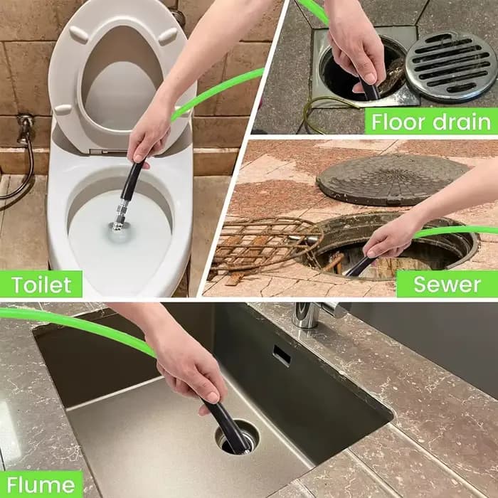 Tuyau de vidange d'égout pour nettoyeur haute pression