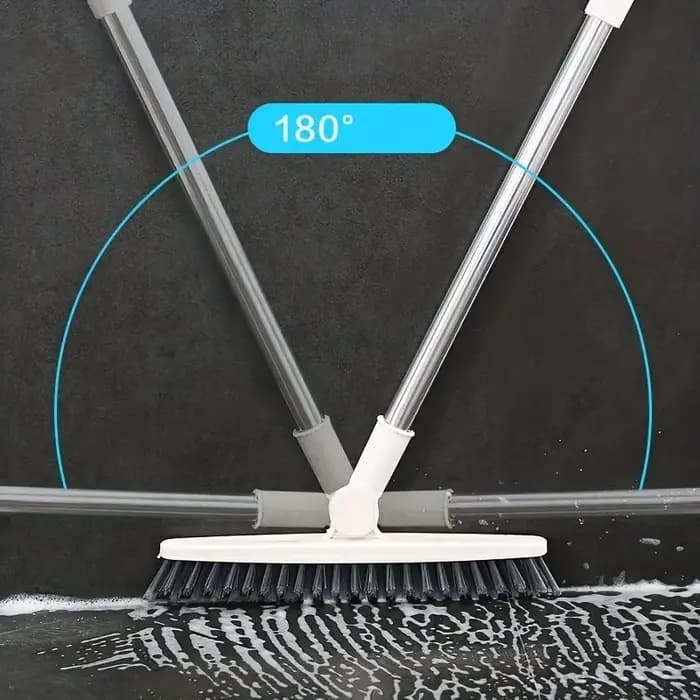 Brosse rotative robuste pour les coins et les interstices des murs