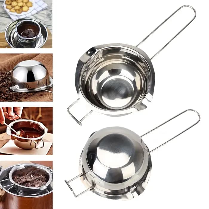 Fondoir à Chocolat en Acier Inoxydable avec Brosse