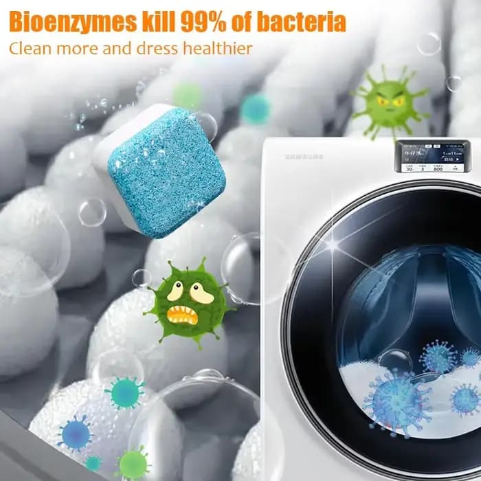 Nettoyant effervescent pour machine à laver