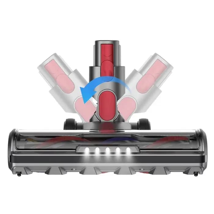 Tête d'aspirateur pour aspirateur Dyson V7 V8 V10 V11 V15 avec cinq lumières LED