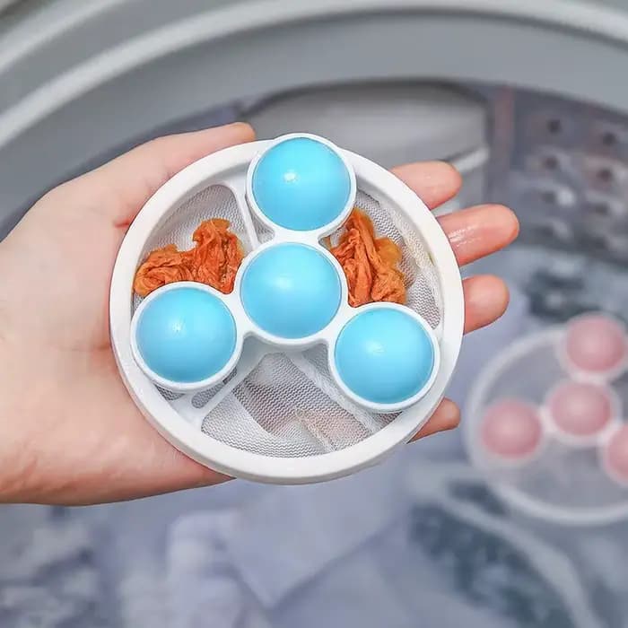 Sac de collecte de saleté réutilisable pour machine à laver