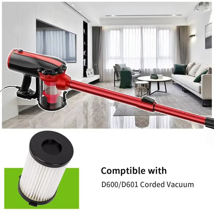 Filtre HEPA pour aspirateur MooSoo D600 D601