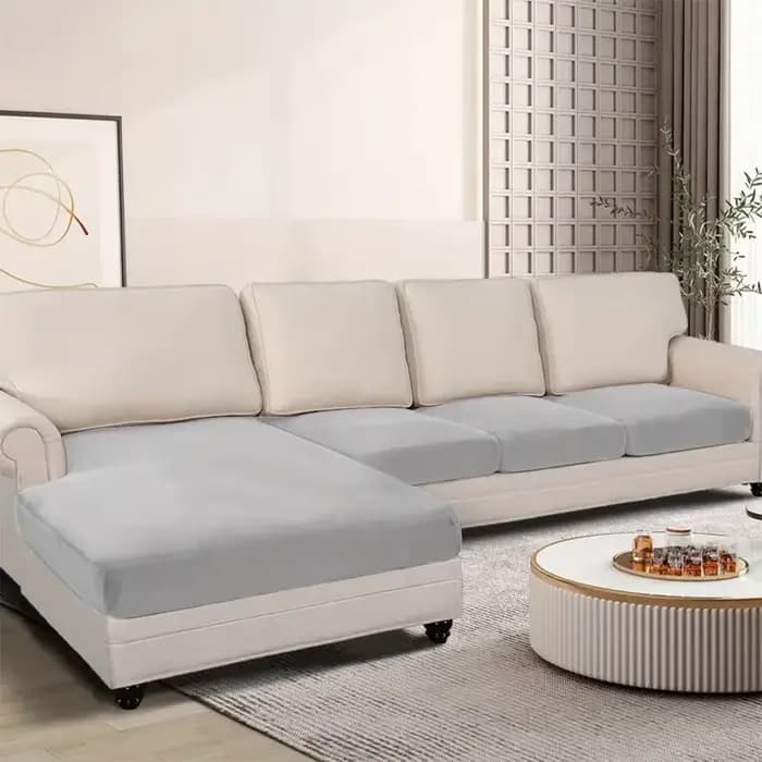 Housses de coussin de canapé en velours pour salon