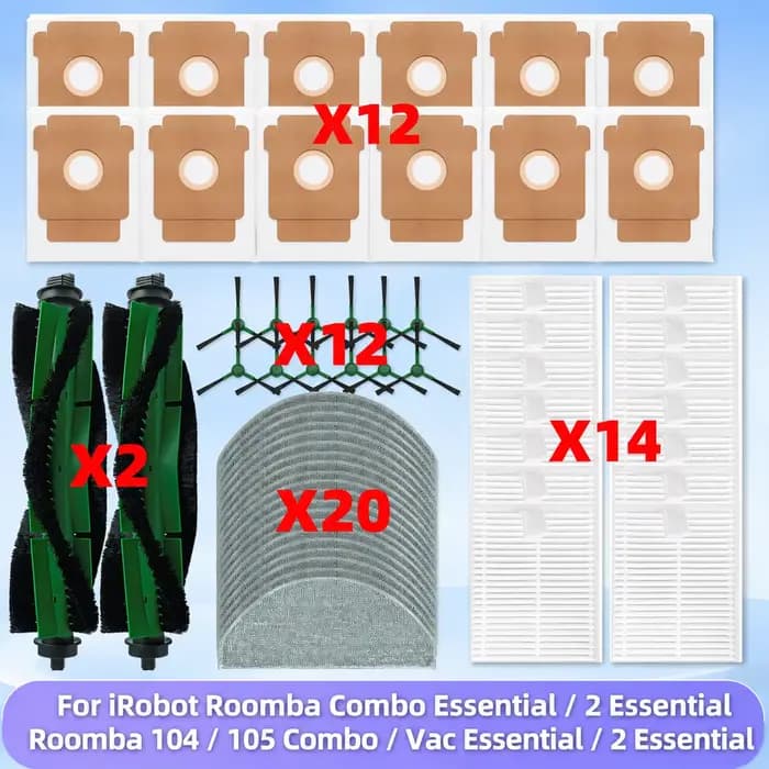 Compatible avec iRobot Roomba Combo Essential/ 2 Essential