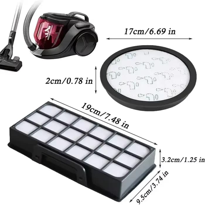 Jeu de filtres HEPA pour Rowenta X-Trem Power Imagonic