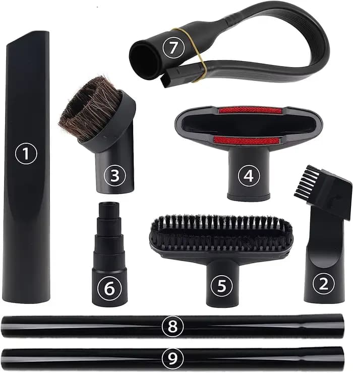 Kit d'accessoires de nettoyage pour aspirateur 1 1/4 po : Brosse