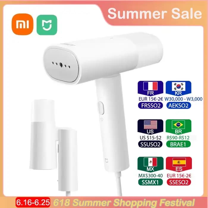 Xiaomi Mijia – cuiseur vapeur électrique portatif pour vêtements