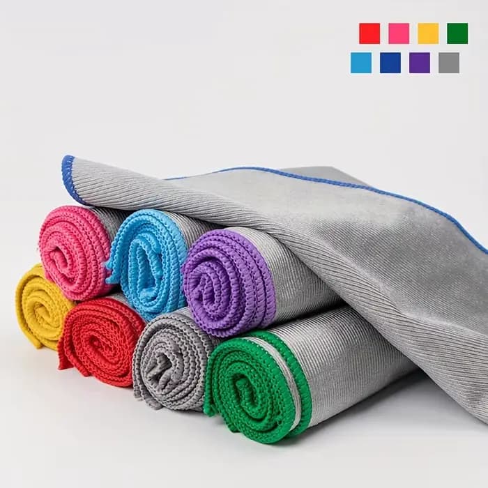 Chiffon de nettoyage de verre en microfibre