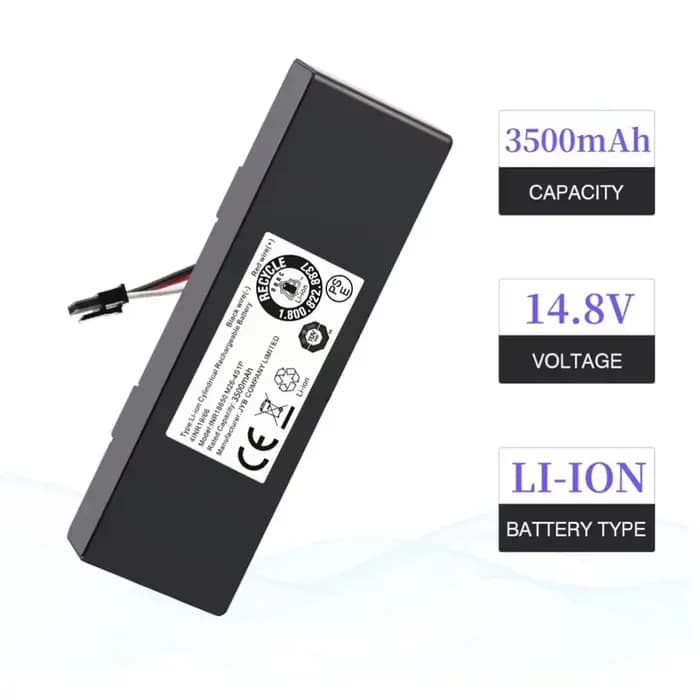 Batterie d'aspirateur 14.8V 3500mAh STYTJ02YM pour Xiaomi Mop Pro P/2S/S12 Yunmi MVVC01 Haier JX37 Wyze WVCR200S.