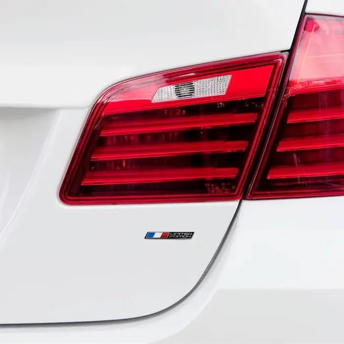 Logo de voiture en alliage d'aluminium, drapeau de France, édition limitée, adapté au coffre de carrosserie, autocollant latéral arrière, accessoires décoratifs