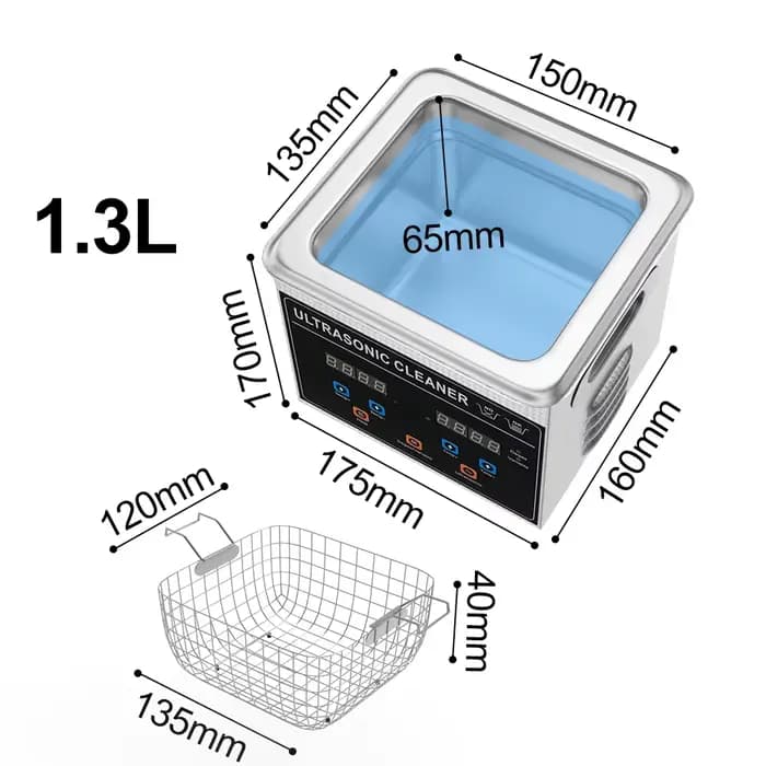 Machine de nettoyage à ultrasons 1L 60w