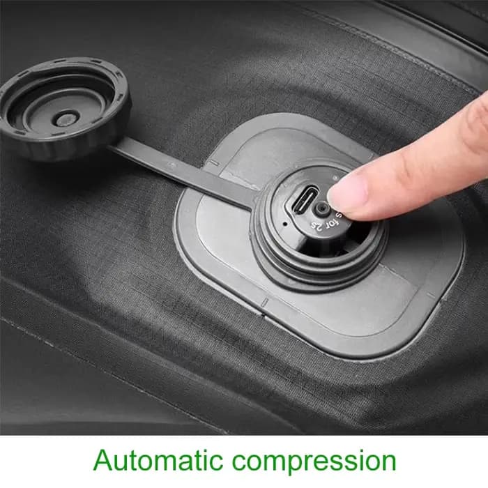 Sac sous vide automatique (pompe à air à l'intérieur) sac de rangement réutilisable sac de compression de voyage pliant en plein air pour valises sac à dos bagages