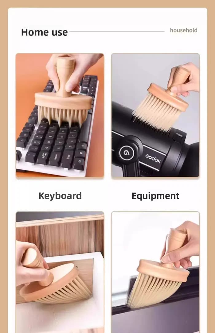 Brosse de nettoyage pour rails de fenêtre