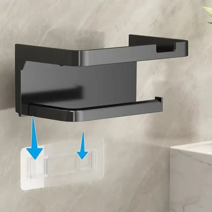 Porte-papier hygiénique facile à installer