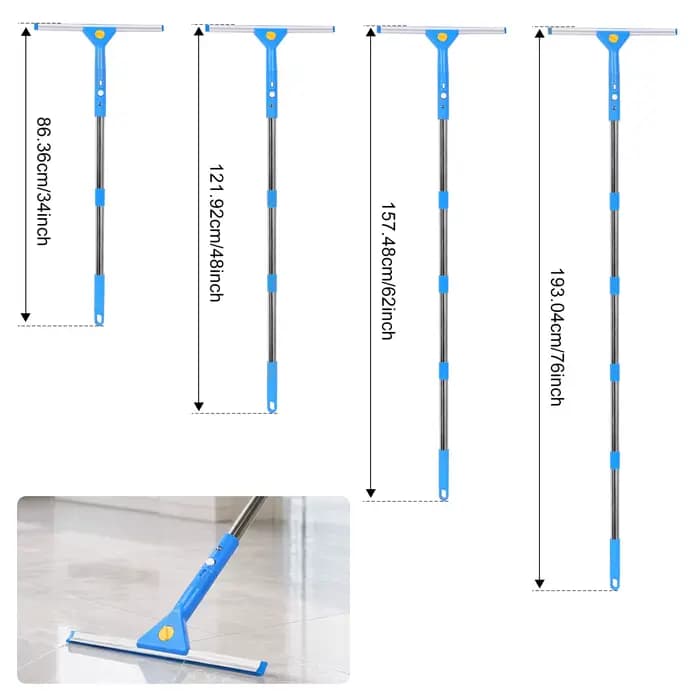 Kit de nettoyage de vitres professionnel avec seau