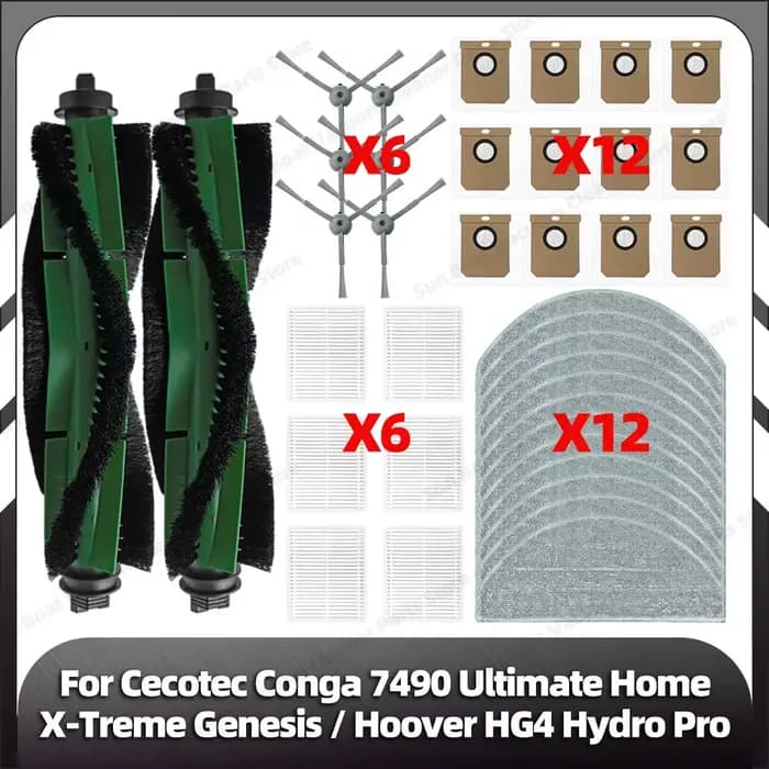 Compatible pour Conga 7490 Ultimate Home / X-Treme Genesis / Hoover HG4 Hydro Pro