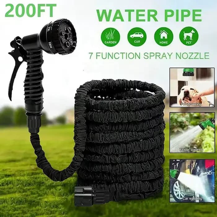 Tuyau Magique Extensible Haute Pression pour Lavage de Voiture