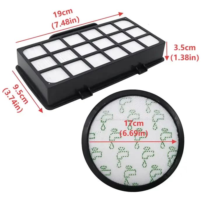 Kit d'accessoires de filtre d'aspirateur pour filtres Hepa Rowenta ZR006001 RO6921EA RO6941EA RO6951EA RO6954EA RO6963EA RO6984EA
