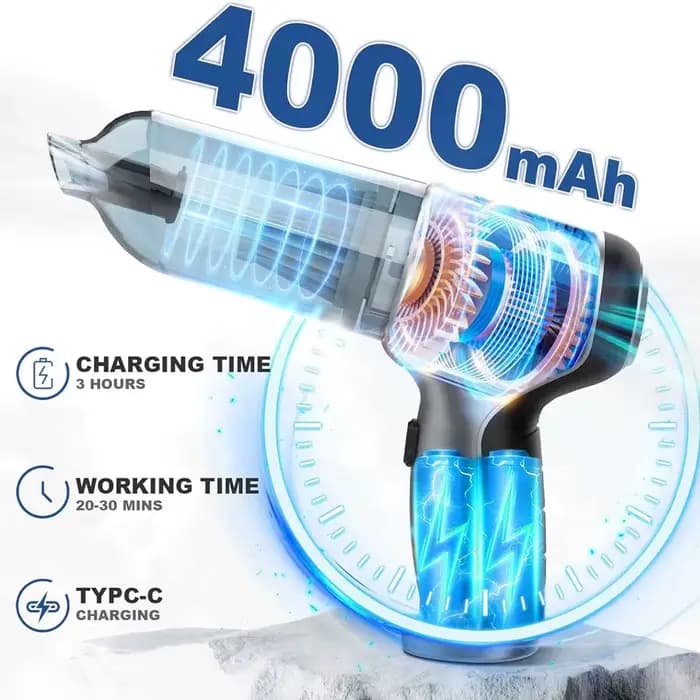 Aspirateur portable sans fil pour voiture et maison